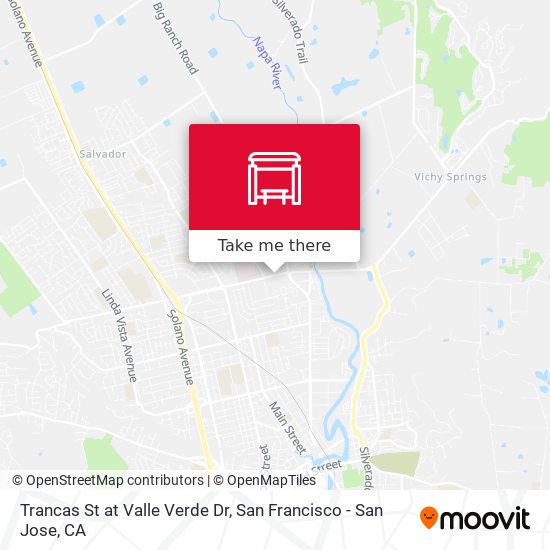 Trancas St at Valle Verde Dr map