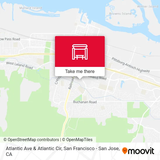 Atlantic Ave & Atlantic Cir map