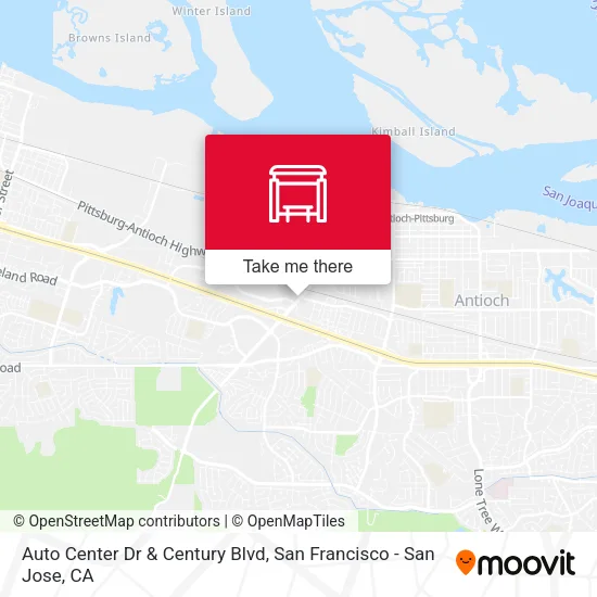 Mapa de Auto Center Dr & Century Blvd