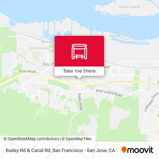 Bailey Rd & Canal Rd map