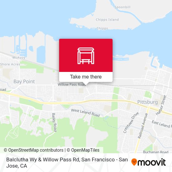 Balclutha Wy & Willow Pass Rd map