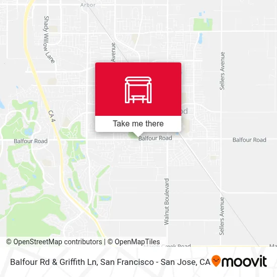 Balfour Rd & Griffith Ln map