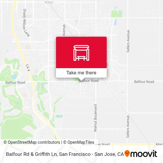 Balfour Rd & Griffith Ln map