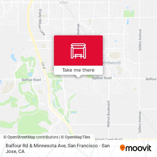 Balfour Rd & Minnesota Ave map