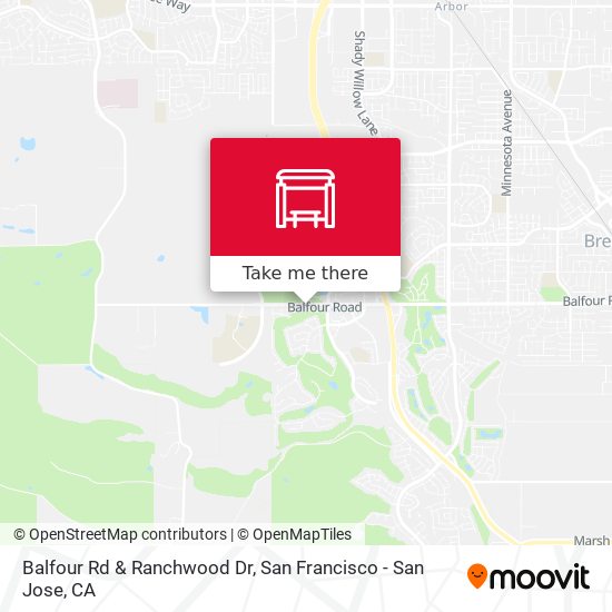 Balfour Rd & Ranchwood Dr map