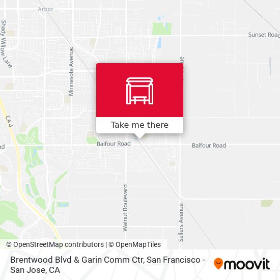 Brentwood Blvd & Garin Comm Ctr map