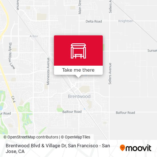 Brentwood Blvd & Village Dr map
