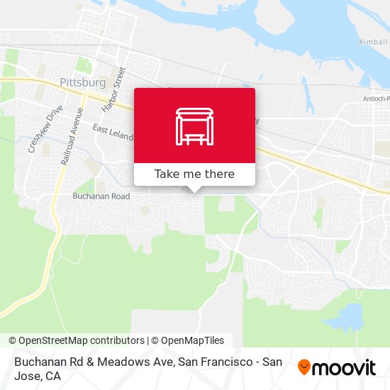 Buchanan Rd & Meadows Ave map