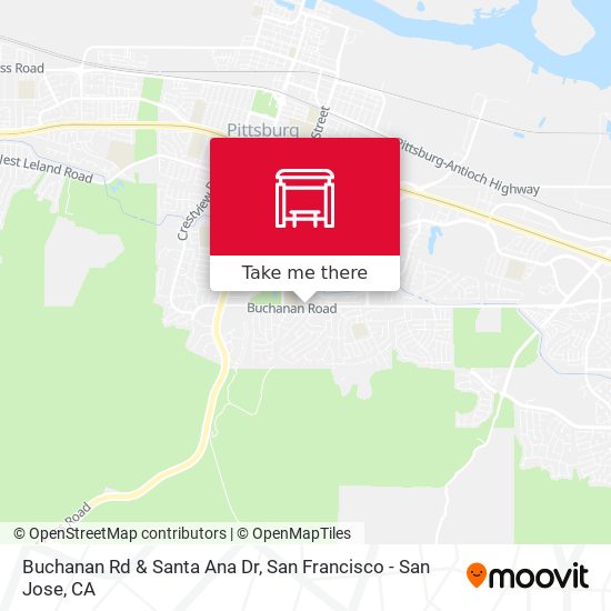 Buchanan Rd & Santa Ana Dr map