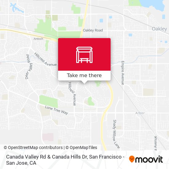 Canada Valley Rd & Canada Hills Dr map