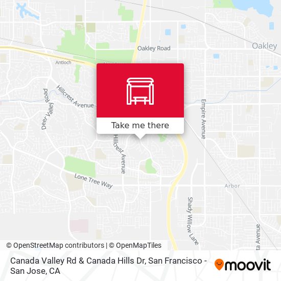 Mapa de Canada Valley Rd & Canada Hills Dr