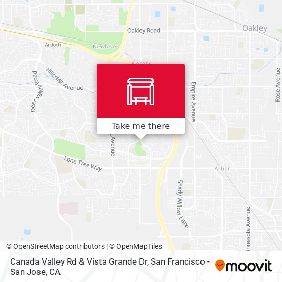 Canada Valley Rd & Vista Grande Dr map