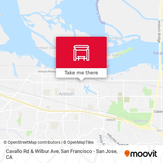Cavallo Rd & Wilbur Ave map