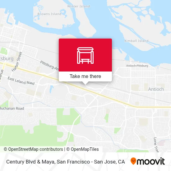 Century Blvd & Maya map