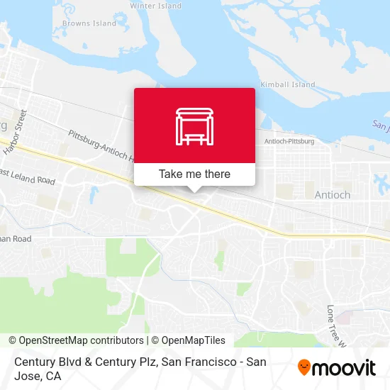 Mapa de Century Blvd & Century Plz
