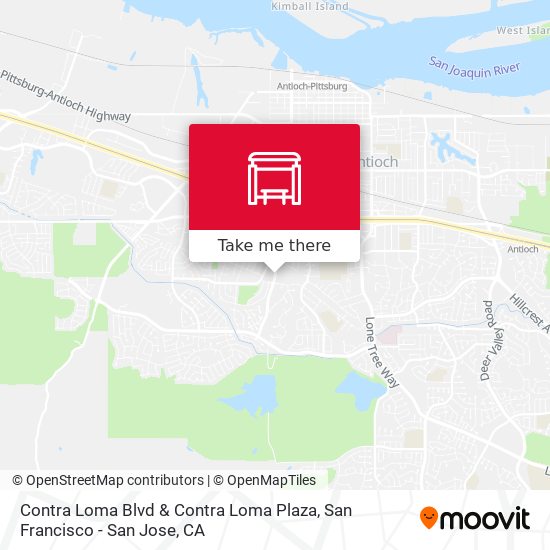 Contra Loma Blvd & Contra Loma Plaza map