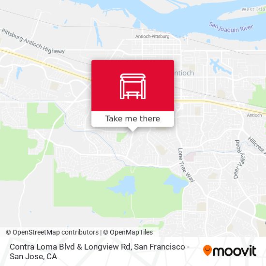Mapa de Contra Loma Blvd & Longview Rd