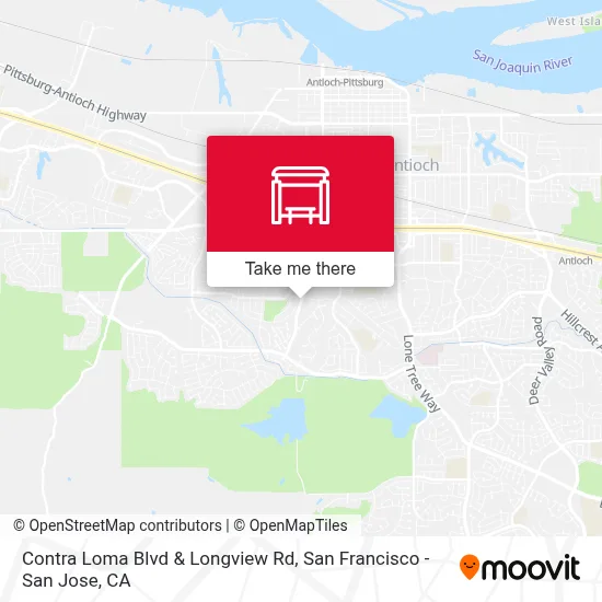 Contra Loma Blvd & Longview Rd map