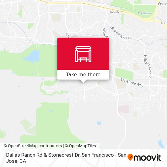 Mapa de Dallas Ranch Rd & Stonecrest Dr