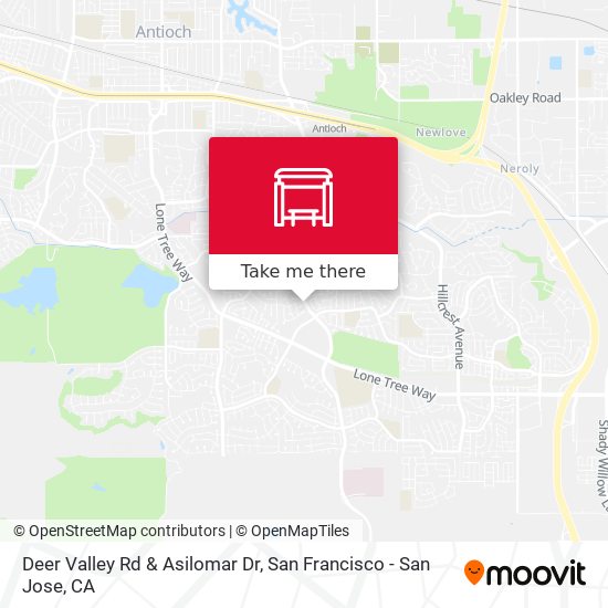 Deer Valley Rd & Asilomar Dr map