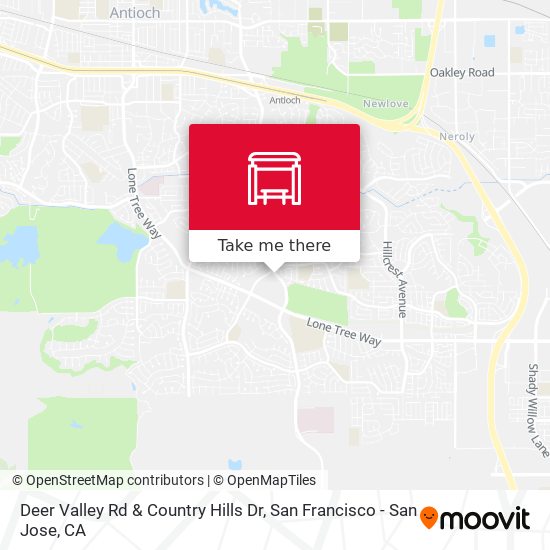 Mapa de Deer Valley Rd & Country Hills Dr