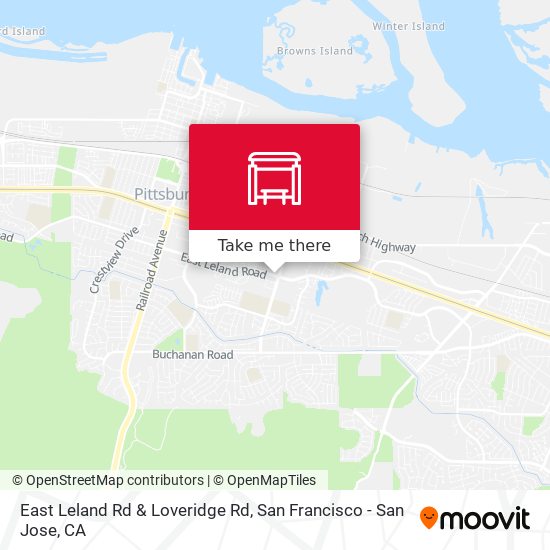 East Leland Rd & Loveridge Rd map