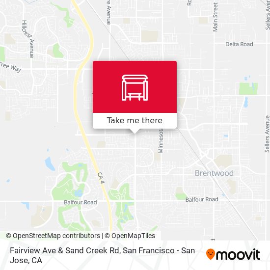 Mapa de Fairview Ave & Sand Creek Rd