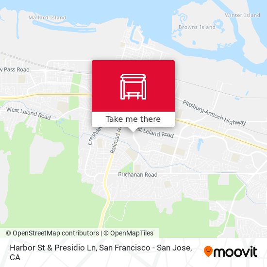 Mapa de Harbor St & Presidio Ln