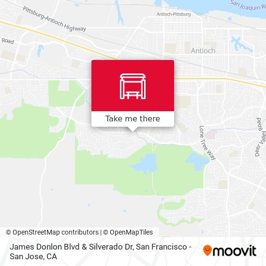 James Donlon Blvd & Silverado Dr map