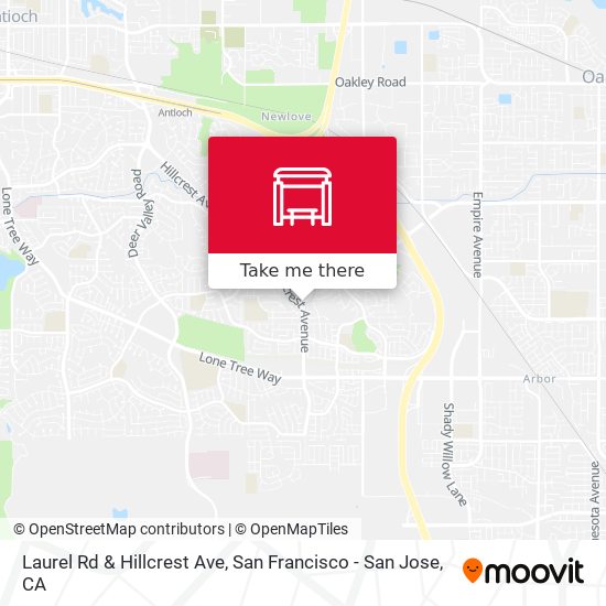 Laurel Rd & Hillcrest Ave map