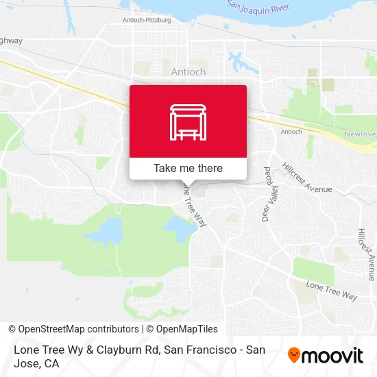 Lone Tree Wy & Clayburn Rd map