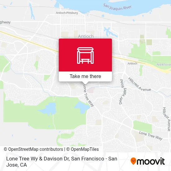 Lone Tree Wy & Davison Dr map