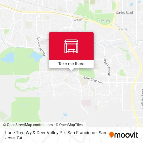 Mapa de Lone Tree Wy & Deer Valley Plz