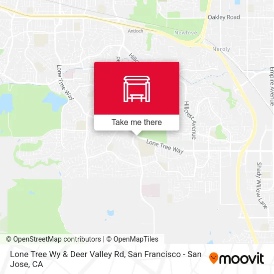 Mapa de Lone Tree Wy & Deer Valley Rd