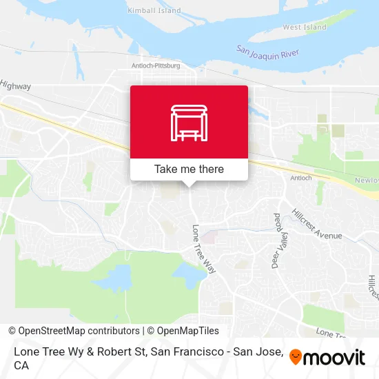 Lone Tree Wy & Robert St map