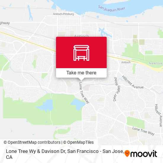 Lone Tree Wy & Davison Dr map