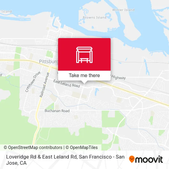 Loveridge Rd & East Leland Rd map