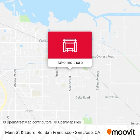 Main St & Laurel Rd map