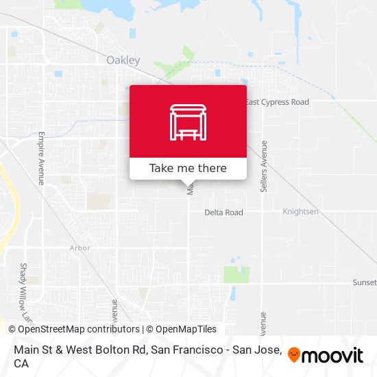 Main St & West Bolton Rd map