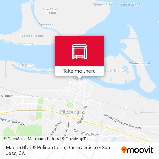 Mapa de Marina Blvd & Pelican Loop