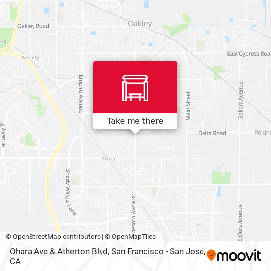 Ohara Ave & Atherton Blvd map