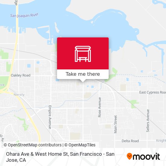 How to get to Ohara Ave & West Home St in Oakley by Bus or BART?