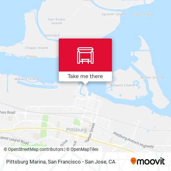 Pittsburg Marina map