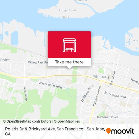Polaris Dr & Brickyard Ave map
