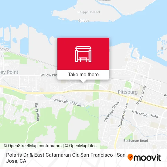 Polaris Dr & East Catamaran Cir map