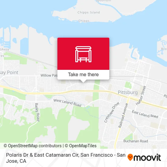 Polaris Dr & East Catamaran Cir map