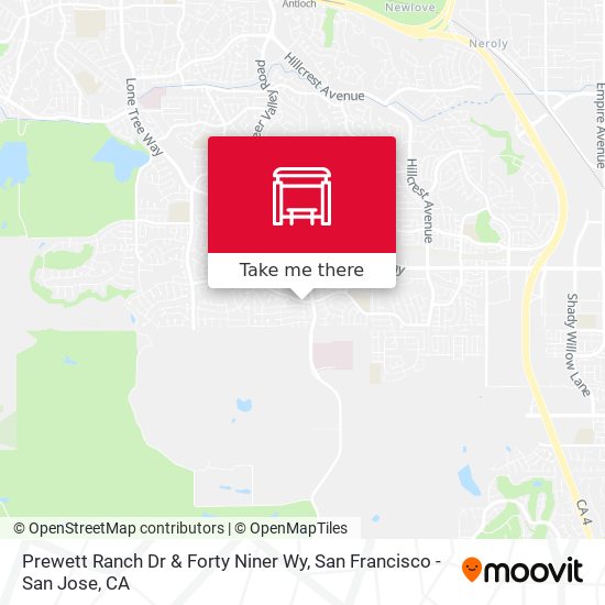 Prewett Ranch Dr & Forty Niner Wy map