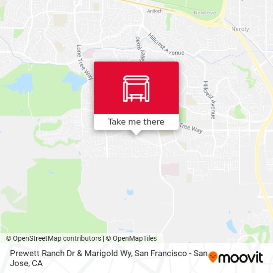 Prewett Ranch Dr & Marigold Wy map