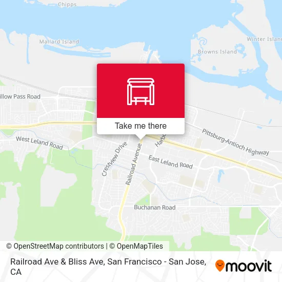 Railroad Ave & Bliss Ave map
