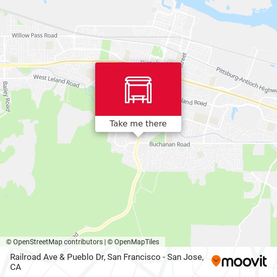 Railroad Ave & Pueblo Dr map